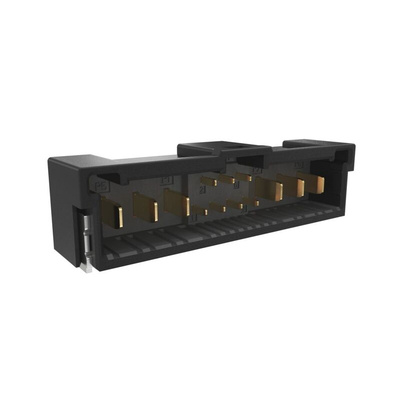 Amphenol Communications Solutions ComboLock Series Right Angle Surface Mount PCB Header, 7 Contact(s), 1.0mm Pitch, 2