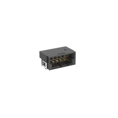 ERNI MaxiBridge Series Right Angle Surface Mount PCB Header, 10 Contact(s), 2.54mm Pitch, 2 Row(s)