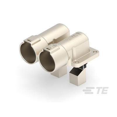 TE Connectivity PowerTube 1000 Series Right Angle Panel Mount PCB Connector, 2 Contact(s), 36mm Pitch, 1 Row(s)