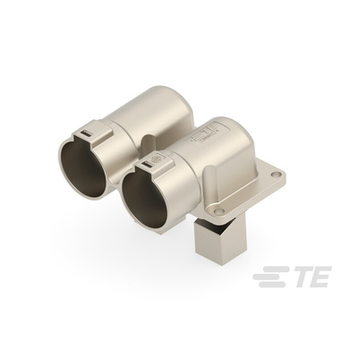 TE Connectivity PowerTube 1400 Series Right Angle Panel Mount PCB Connector, 2 Contact(s), 47mm Pitch, 1 Row(s)