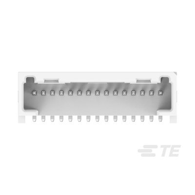 TE Connectivity MICRO CT Series Straight Board Mount PCB Header, 15 Contact(s), 1.2mm Pitch, 1 Row(s)