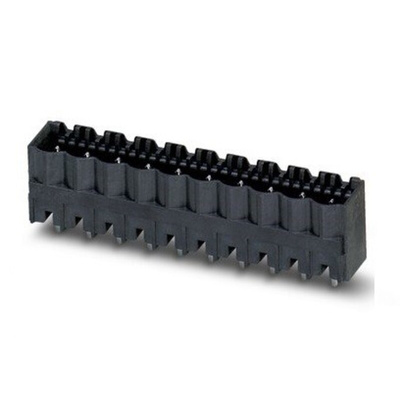 Phoenix Contact CCVA Series Straight PCB Header, 10 Contact(s), 5mm Pitch, 1 Row(s)