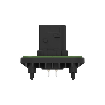TE Connectivity 1-23774 Series Vertical Panel Mount PCB Header, 4 Contact(s), 6mm Pitch, 2 Row(s), Shrouded