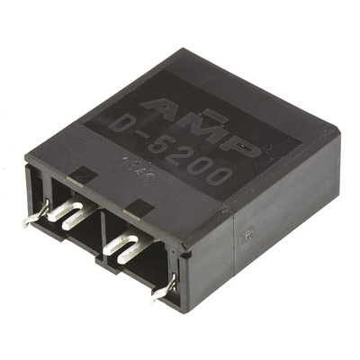 TE Connectivity Dynamic 5000 Series Straight Through Hole PCB Header, 2 Contact(s), 10.16mm Pitch, 1 Row(s), Shrouded