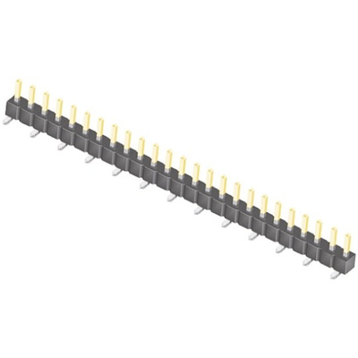 Samtec TSM Series Straight Surface Mount Pin Header, 25 Contact(s), 2.54mm Pitch, 1 Row(s), Unshrouded