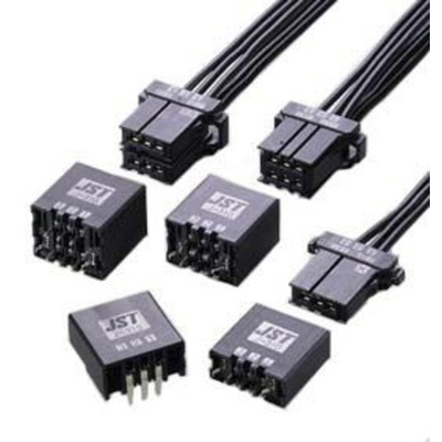 JST JFA J300 Series Right Angle Through Hole PCB Header, 4 Contact(s), 3.81mm Pitch, 1 Row(s), Shrouded