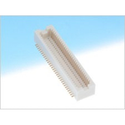 Hirose DF12 Series Straight Surface Mount PCB Header, 32 Contact(s), 0.5mm Pitch, 2 Row(s), Shrouded