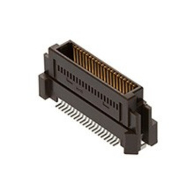 Molex SlimStack Series Straight Surface Mount PCB Header, 20 Contact(s), 0.64mm Pitch, 2 Row(s), Shrouded