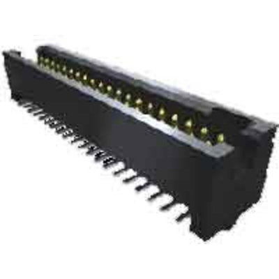 Samtec TFM Series Straight Through Hole PCB Header, 30 Contact(s), 1.27mm Pitch, 2 Row(s), Shrouded