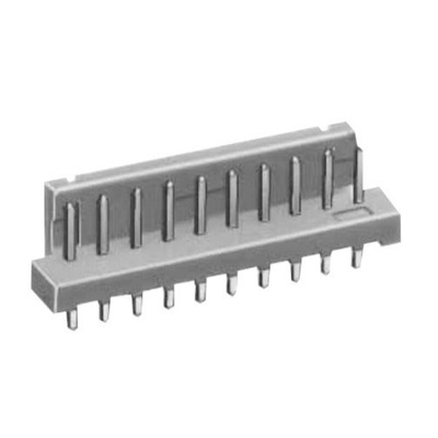 Hirose DF1 Series Straight Through Hole PCB Header, 4 Contact(s), 2.5mm Pitch, 1 Row(s), Shrouded