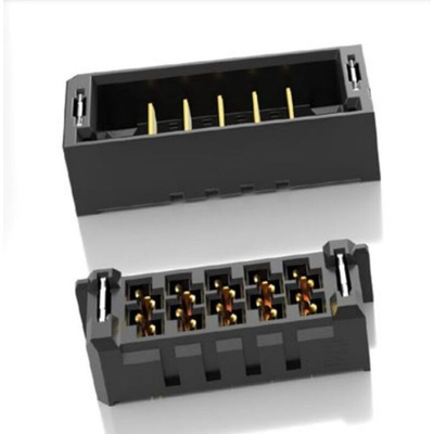Samtec UMPS Series Straight Through Hole PCB Header, 4 Contact(s), 2.0mm Pitch, 1 Row(s), Shrouded