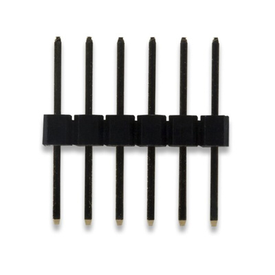 Digilent Through Hole Pin Header, 6 Contact(s), Unshrouded