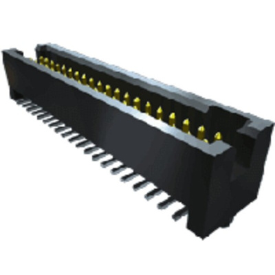 Samtec TFM Series PCB Header, 20 Contact(s), 1.27mm Pitch, Shrouded