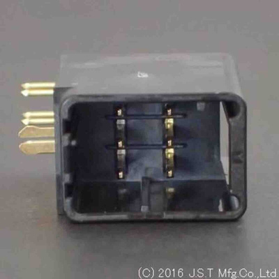 JST JFA J2000 Series Right Angle PCB Header, 6 Contact(s), 2.5mm Pitch, 2 Row(s), Shrouded