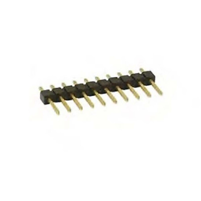 Amphenol Communications Solutions EconoStik Series Right Angle Through Hole Pin Header, 2 Contact(s), 2.54mm Pitch, 1