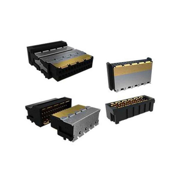 Amphenol Communications Solutions Minitek Microspeed Series Right Angle Surface Mount PCB Header, 32 Contact(s), 1.0mm