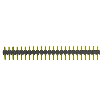 Samtec TSW Series Pin Header, 24 Contact(s), 2.54mm Pitch, 1 Row(s), Unshrouded