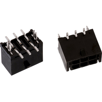 Wurth Elektronik WR-MPC3 Series Vertical PCB Header, 24 Contact(s), 3.0mm Pitch, 2 Row(s), Shrouded