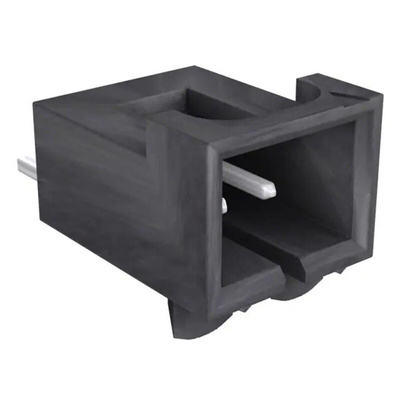 Molex SL Series Right Angle Surface Mount PCB Header, 2 Contact(s), 2.54mm Pitch, 1 Row(s)