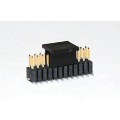 Molex Slim-Grid Series Right Angle Surface Mount Pin Header, 10 Contact(s), 1.27mm Pitch, 2 Row(s), Unshrouded