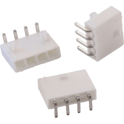 Wurth Elektronik WR-MPC4 Series Right Angle PCB Header, 4 Contact(s), 4.2mm Pitch, 1 Row(s)