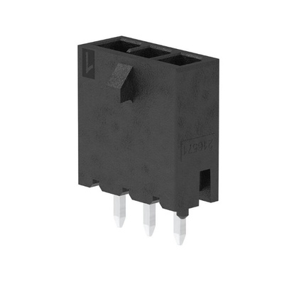 Molex Micro-Fit+ Series Vertical Through Hole PCB Header, 4 Contact(s), 3.0mm Pitch, 1 Row(s), Shrouded