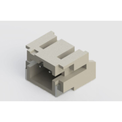 EDAC 140 Series Right Angle Surface Mount PCB Header, 2 Contact(s), 2.0mm Pitch, 1 Row(s)