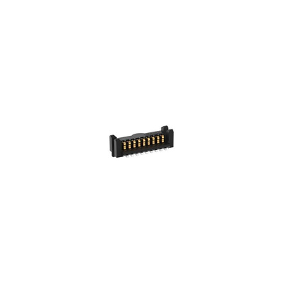 ERNI MicroStac Series Surface Mount PCB Header, 9 Contact(s), 0.8mm Pitch, 1 Row(s)