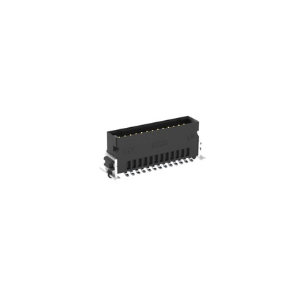 ERNI SMC Series Surface Mount PCB Header, 26 Contact(s), 1.27mm Pitch, 2 Row(s), Shrouded