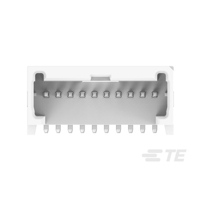 TE Connectivity MICRO CT Series Straight Board Mount PCB Header, 10 Contact(s), 1.2mm Pitch, 1 Row(s)