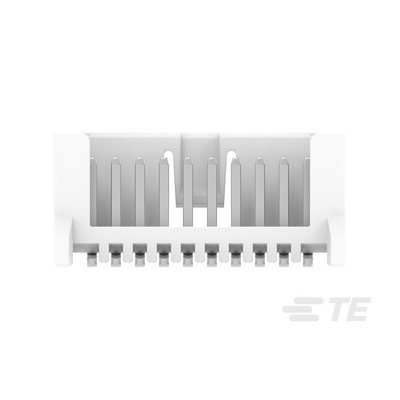 TE Connectivity MICRO CT Series Straight Board Mount PCB Header, 10 Contact(s), 1.2mm Pitch, 1 Row(s)