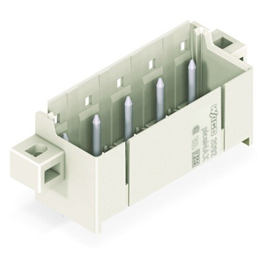 Wago 2092 Series Straight PCB Mount Header, 5 Contact(s), 7.5mm Pitch, 1 Row(s), Shrouded