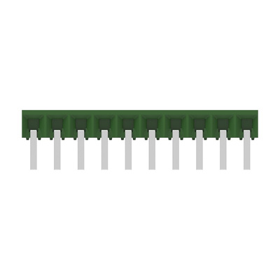 TE Connectivity AMPMODU HV-100/HV-190 Series Right Angle Board Mount Housing, 19 Contact(s), 2.54mm Pitch, 2 Row(s),