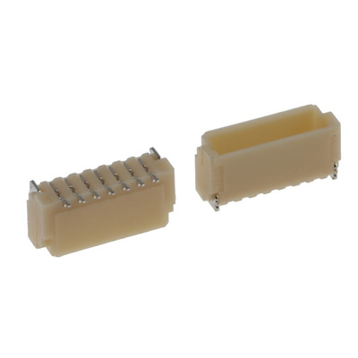 JST SH Series Straight Surface Mount PCB Header, 7 Contact(s), 1.0mm Pitch, 1 Row(s), Shrouded