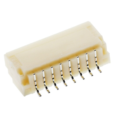 JST SH Series Right Angle Surface Mount PCB Header, 8 Contact(s), 1.0mm Pitch, 1 Row(s), Shrouded