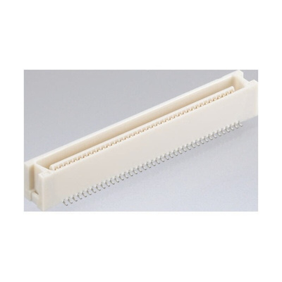 Hirose FX2 Series Straight Surface Mount PCB Header, 40 Contact(s), 1.27mm Pitch, 2 Row(s), Shrouded