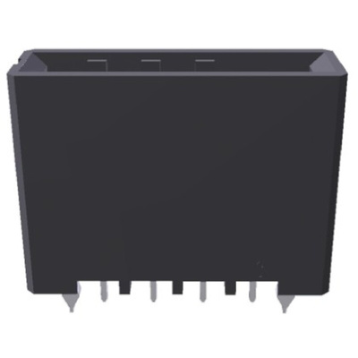 TE Connectivity Dynamic 3000 Series Straight Through Hole PCB Header, 4 Contact(s), 5.08mm Pitch, 1 Row(s), Shrouded