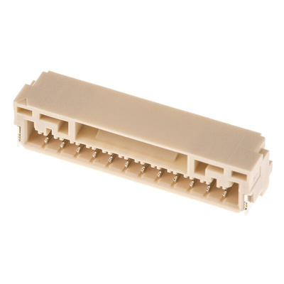JST GH Series Right Angle Surface Mount PCB Header, 12 Contact(s), 1.25mm Pitch, Shrouded
