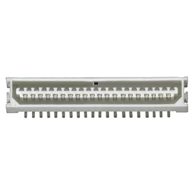 Hirose DF9 Series Straight Surface Mount PCB Header, 41 Contact(s), 1.0mm Pitch, 2 Row(s), Shrouded