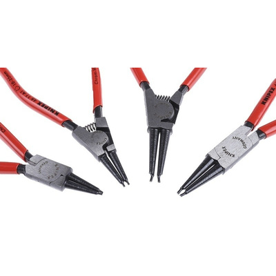 Knipex Chrome Vanadium Steel Snap Ring Pliers Plier Set, 180 mm Overall Length