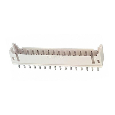 JST PHD Series Straight Through Hole PCB Header, 32 Contact(s), 2.0mm Pitch, 2 Row(s), Shrouded