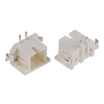 Hirose DF3 Series Straight Surface Mount PCB Header, 2 Contact(s), 2.0mm Pitch, 1 Row(s), Shrouded