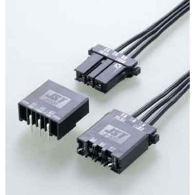 JST JFA J300 Series Top Entry Through Hole PCB Header, 4 Contact(s), 5.08mm Pitch, 1 Row(s), Shrouded