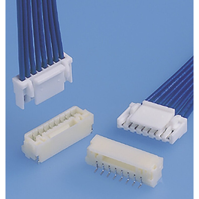 JST GH Series Right Angle Surface Mount PCB Header, 2 Contact(s), 1.25mm Pitch, 1 Row(s), Shrouded