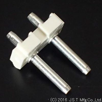 JST SV Series Top Entry Through Hole Pin Header, 2 Contact(s), 5.0mm Pitch, 1 Row(s), Unshrouded