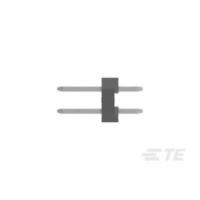 TE Connectivity AMPMODU Series Straight Through Hole Pin Header, 14 Contact(s), 2.0mm Pitch, 2 Row(s), Unshrouded