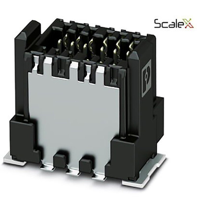 Phoenix Contact FP 0.8/ 20-MV-SH Series Surface Mount PCB Header, 20 Contact(s), 0.8mm Pitch, 2 Row(s), Shrouded