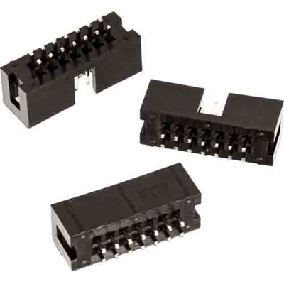 Wurth Elektronik WR-BHD Series Straight PCB Header, 65 Contact(s), 2.54mm Pitch, 2 Row(s)