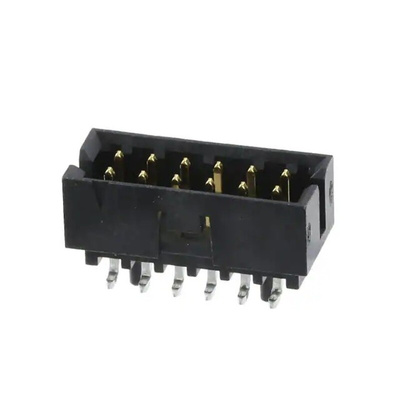 Molex Milli-Grid Series Surface Mount PCB Header, 12 Contact(s), 2.0mm Pitch, 2 Row(s), Shrouded