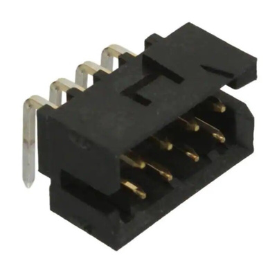 Molex Milli-Grid Series Right Angle PCB Header, 8 Contact(s), 2.0mm Pitch, 2 Row(s), Shrouded
